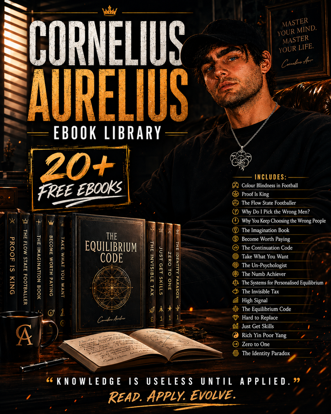 Cornelius Aurelius ebook library and books project artwork